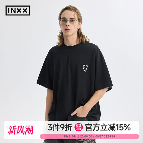 INXXAPYD黑白简约夏季短袖T恤