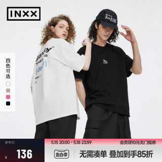 【INXX】Standby 天气T恤印花个性宽松情侣装美式潮牌短袖T恤