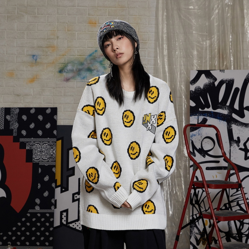 【预售】30天【薇娅推荐】INXX 潮牌新品秋款情侣套头针织衫毛衣