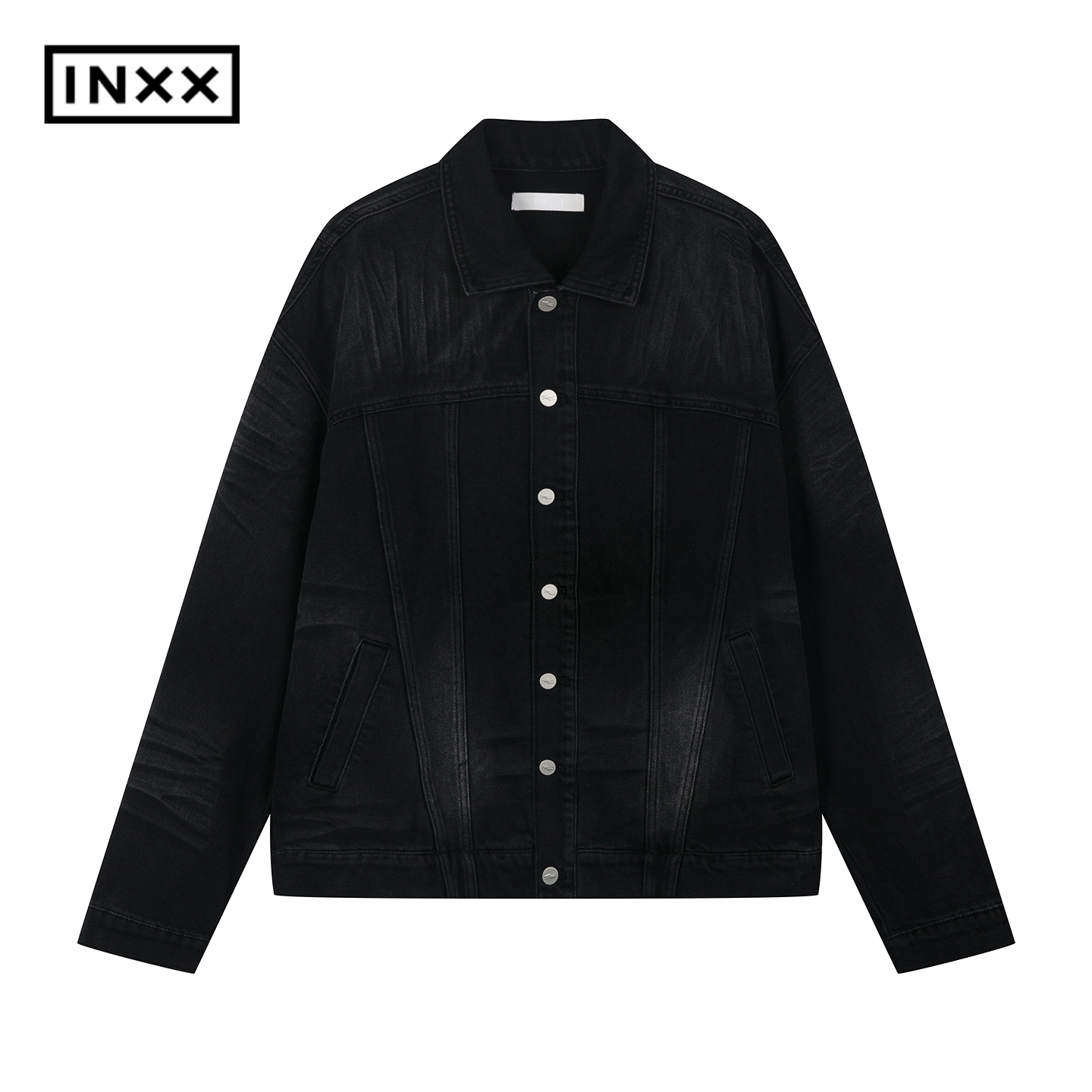 INXX洗褪绣花牛仔外套男女同款XWF3141071
