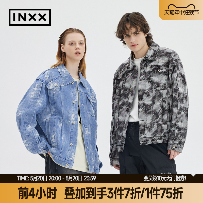 INXX宽松休闲牛仔外套