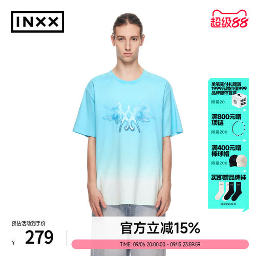 INXX休闲夏新款个性短袖