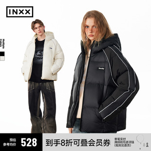 外套 Standby鸭绒连帽羽绒服男简约加厚保暖短款 徐梦洁同款 INXX