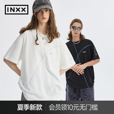 休闲短袖INXX男女同款