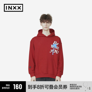 ISD1100549 inxxstreet 潮牌套头连帽卫衣男女同款