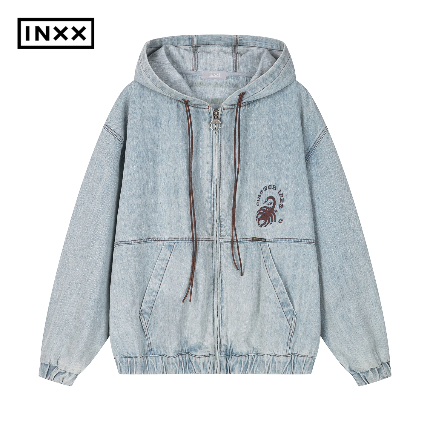 INXX洗褪牛仔外套男女同款XSF3141436