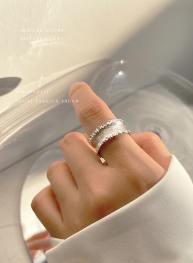 蕾丝花边重工配饰法式ins戒指