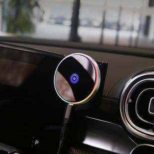 专用于奔驰A级C级E级C260L GLC300L汽车载磁吸手机支架散热 E300L