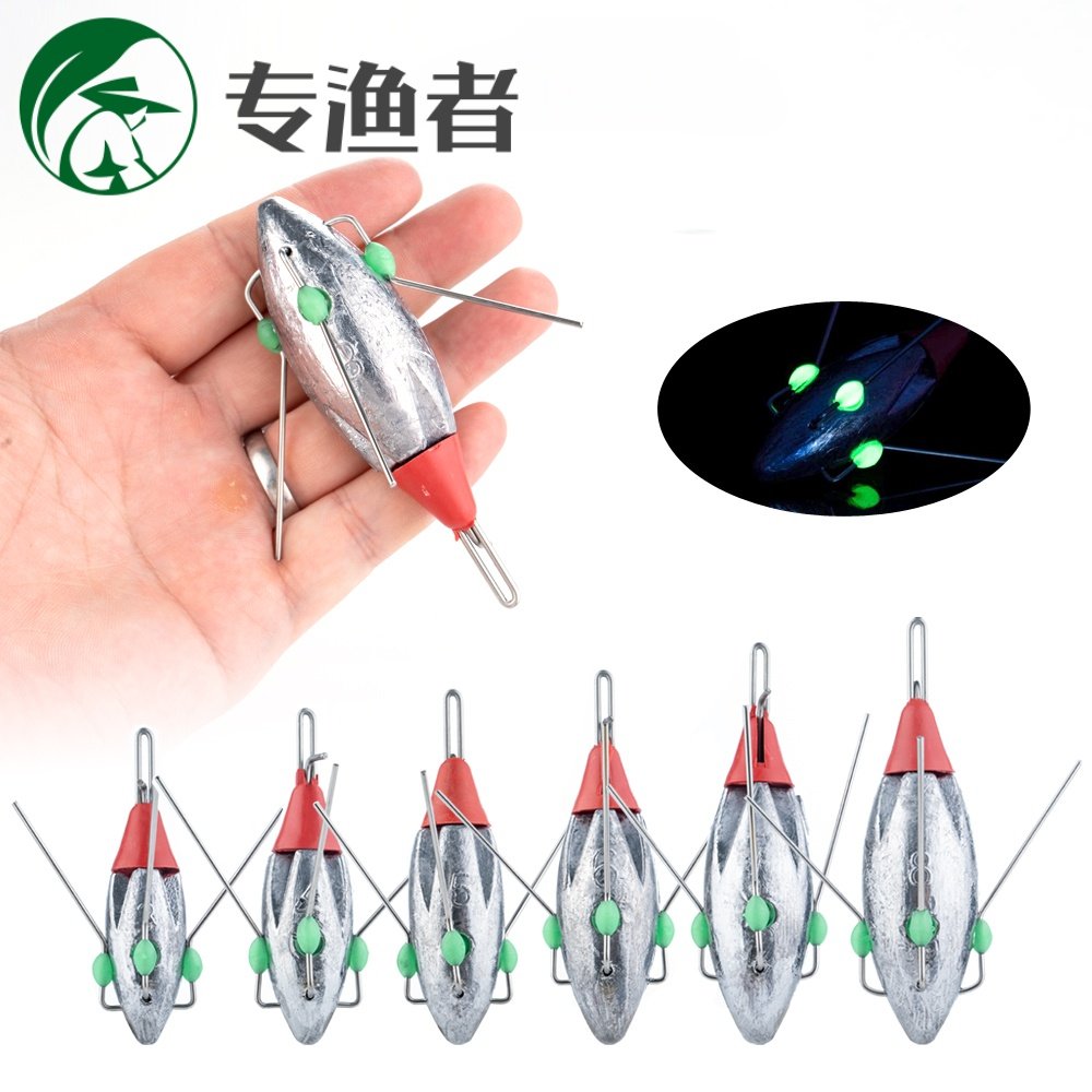 定位铅坠水滴型重型钓鱼铅85g铅坠