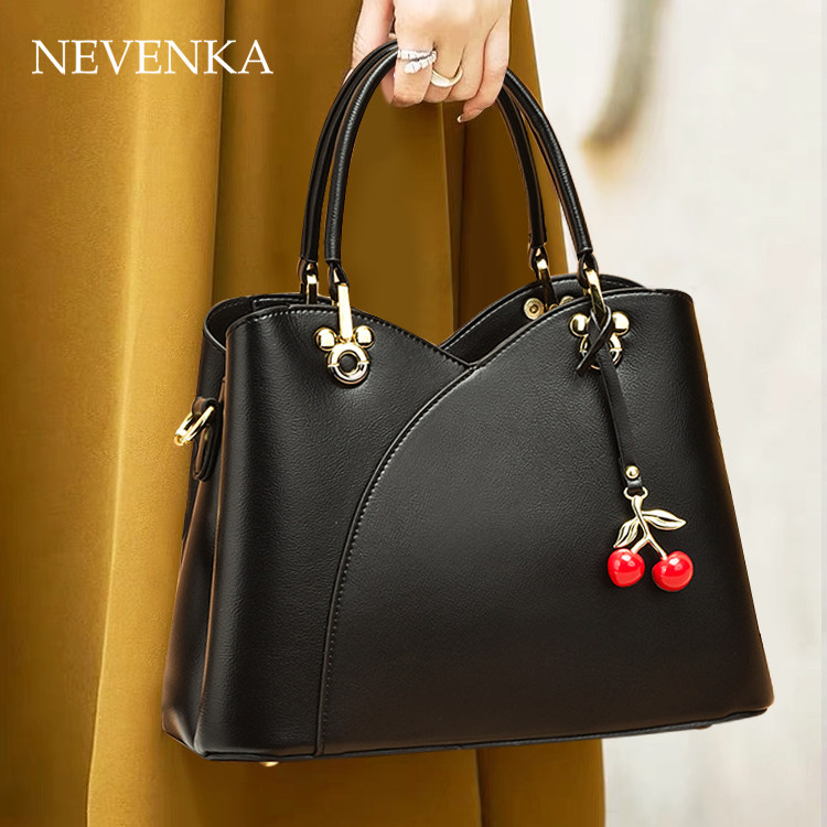 包包2023新款包包大容量黑色轻便通勤手提包高级感秋冬斜挎包简约