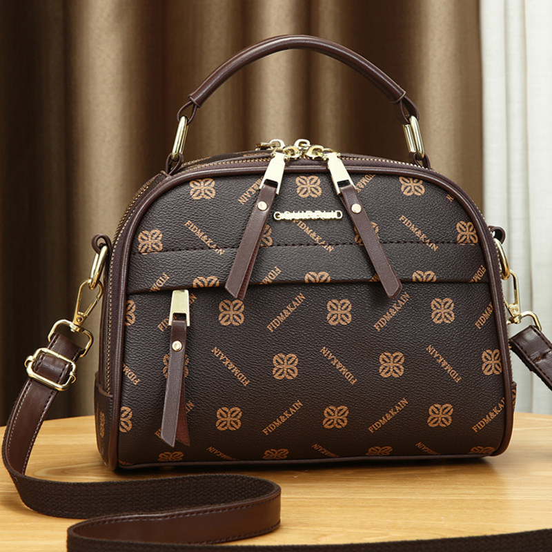 秋冬斜挎包小包包方包女包2024新款复古印花小挎包送妈妈单肩包