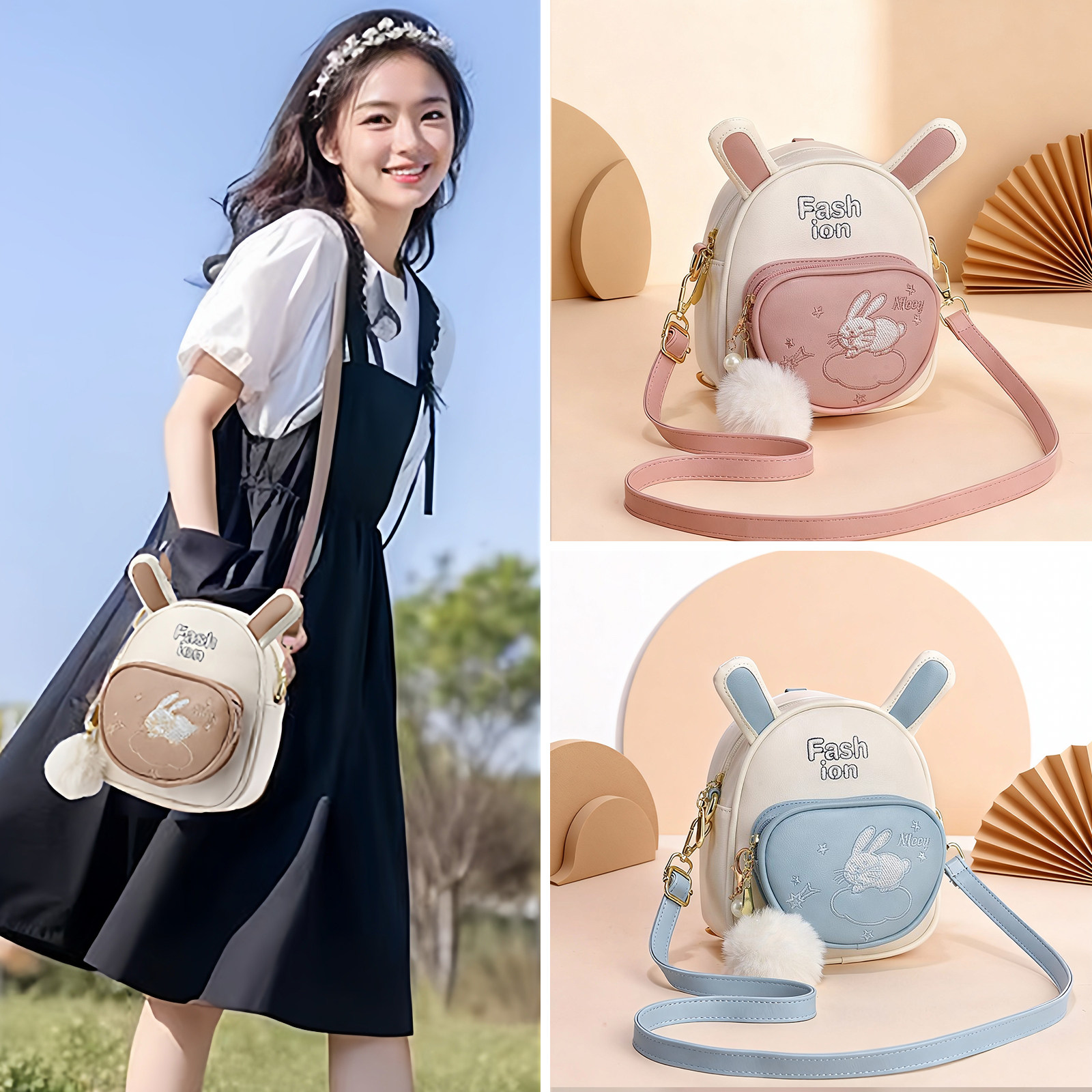 儿童双肩包女童少女学生可爱