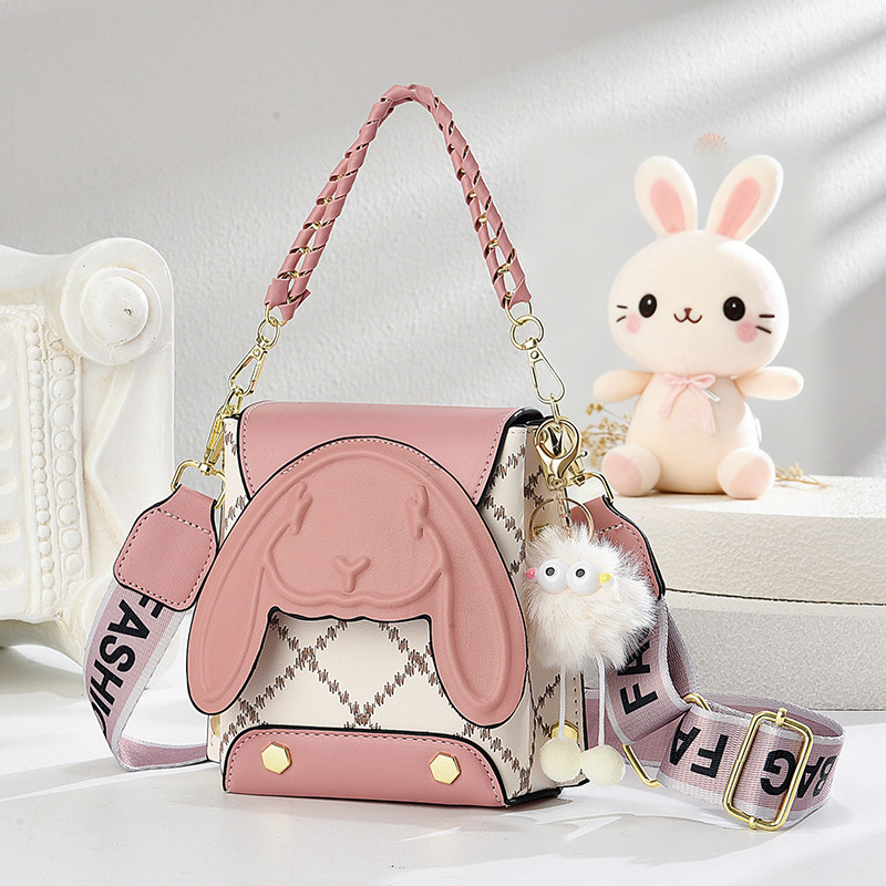 可爱兔子造型手机包女2025新款
