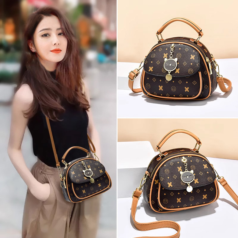 2023新款高级感小包包女包迷你斜挎包洋气学生手提单肩包轻便软皮