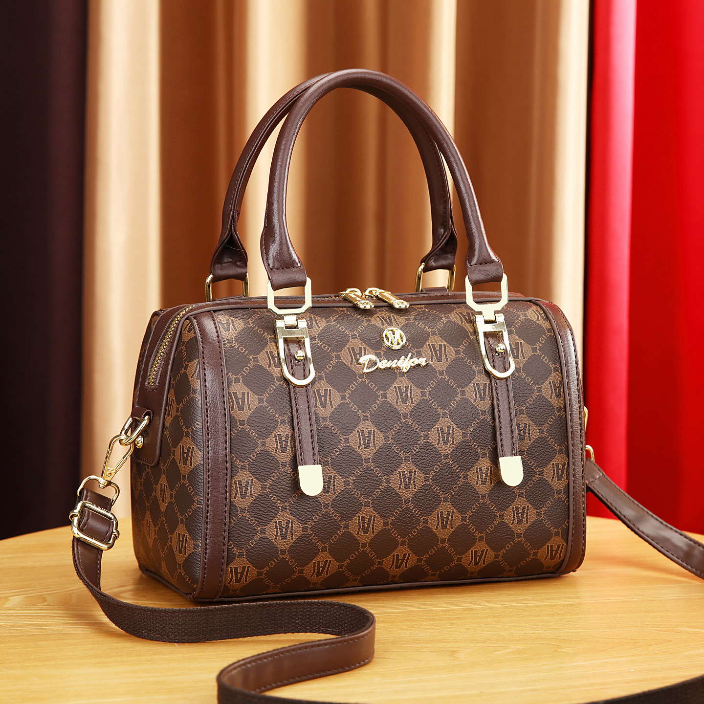 包包2025新款托特包单肩手提包棕色高级感潮枕头包秋冬斜挎包女