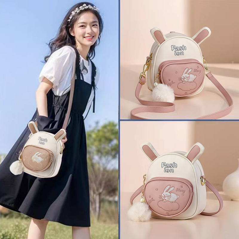 两用双肩包儿童小包包中大童单肩女童少女学生可爱斜挎包2024新款