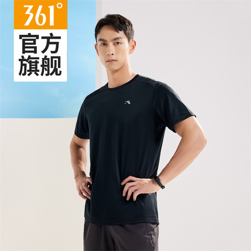 361度运动t恤男休闲上衣健身服