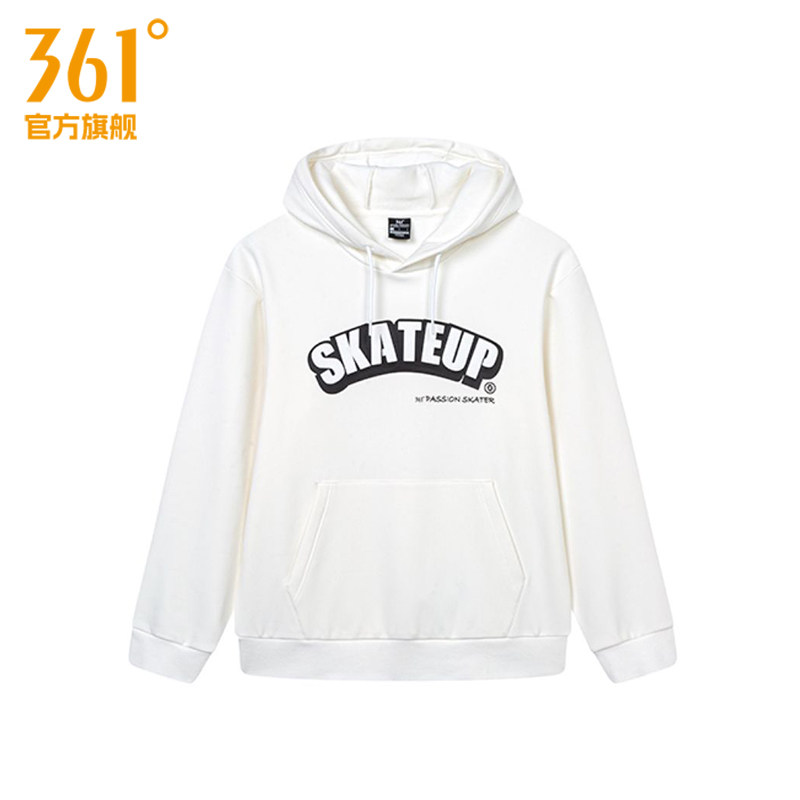 361男装运动卫衣2026春夏新款保暖连帽套头衫男宽松休闲百搭卫衣