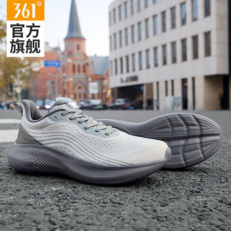 361男鞋2026新款夏季网面透气跑步鞋子男款软底减震休闲运动鞋男