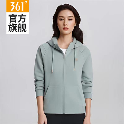 361运动卫衣女士开衫连帽套头衫
