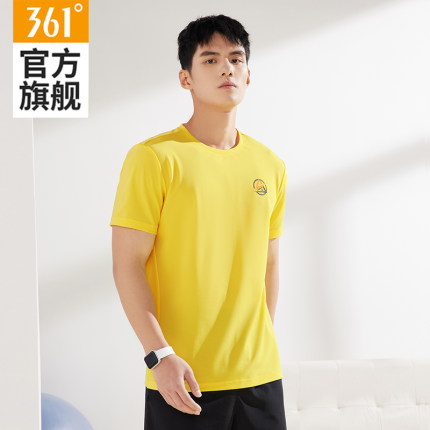 361运动t恤男2026夏季新款圆领速干宽松透气短袖男士休闲跑步上衣