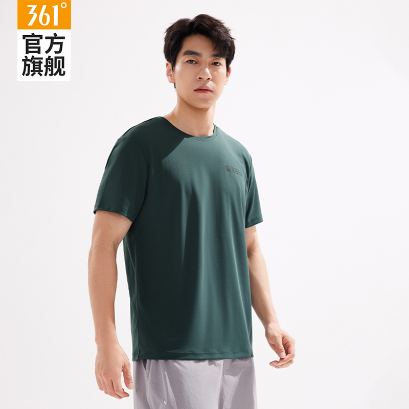 361透气速干运动短袖男