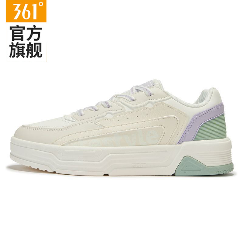 361运动鞋女鞋板鞋皮面休闲鞋子