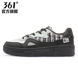 361女鞋运动鞋2025冬季新款轻便低帮板鞋女款防水减震皮面休闲鞋