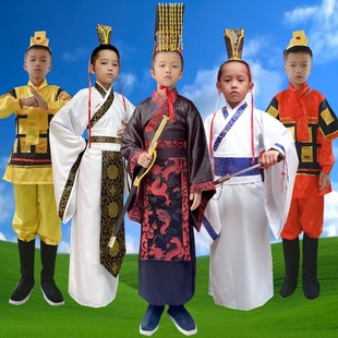 春秋战国楚赵皇帝王课本剧将相和完璧归赵蔺相如演出汉服男童古装