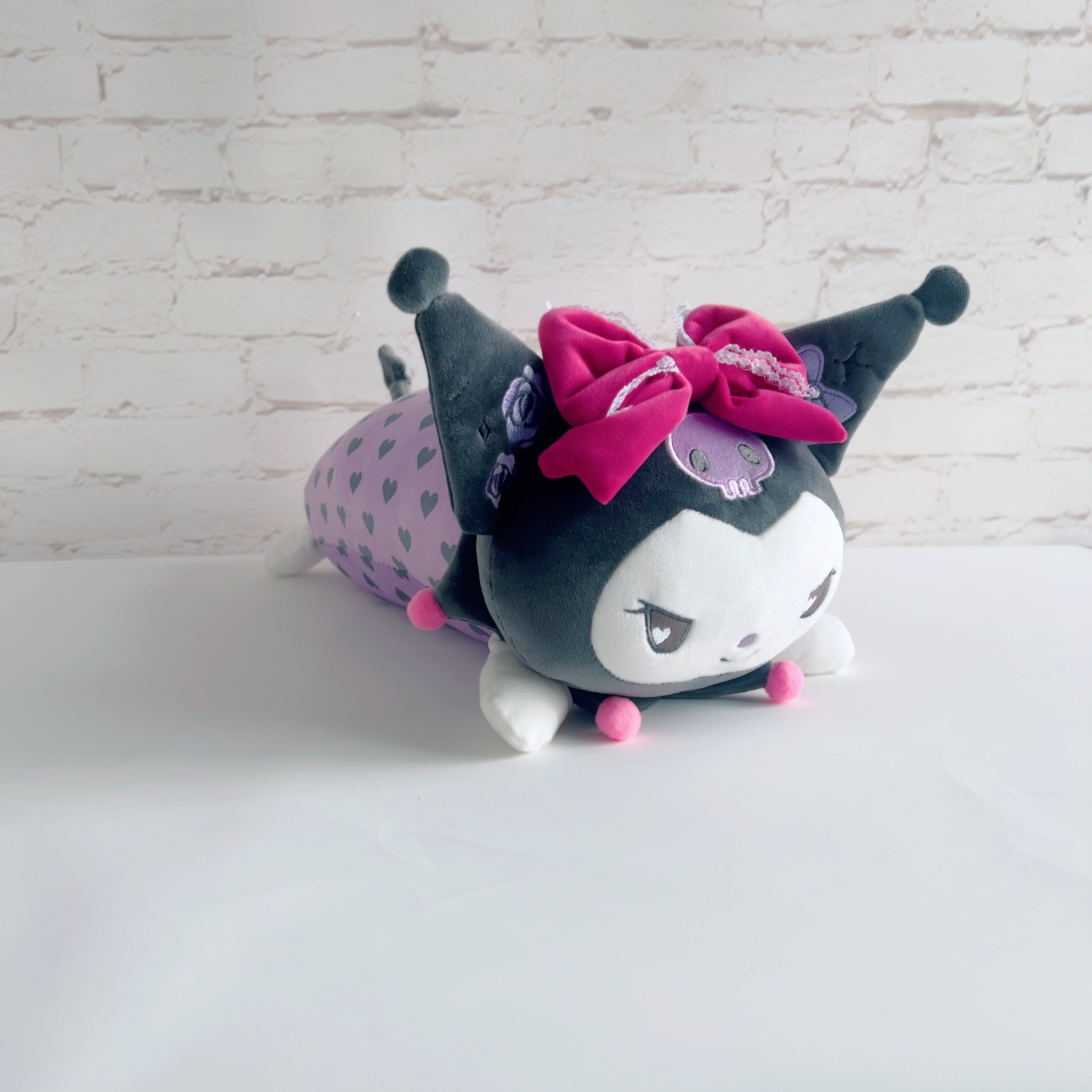 岛国订单 超可爱小恶魔kuromi暗黑系软绵绵趴姿 抱枕 午睡枕