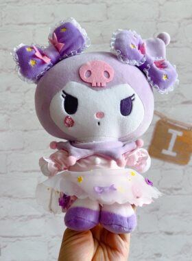日本订单 三丽欧 kuromi 酷洛米 超重工 公仔 毛绒玩具 坐姿公仔