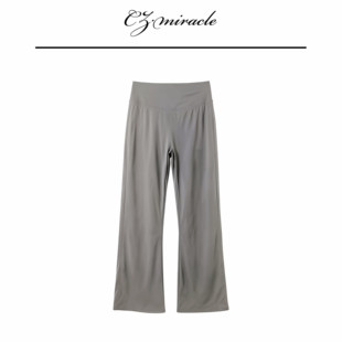 竹竿裤 显瘦到怀疑人生 休闲裤 2894c 瑜伽八分微喇裤