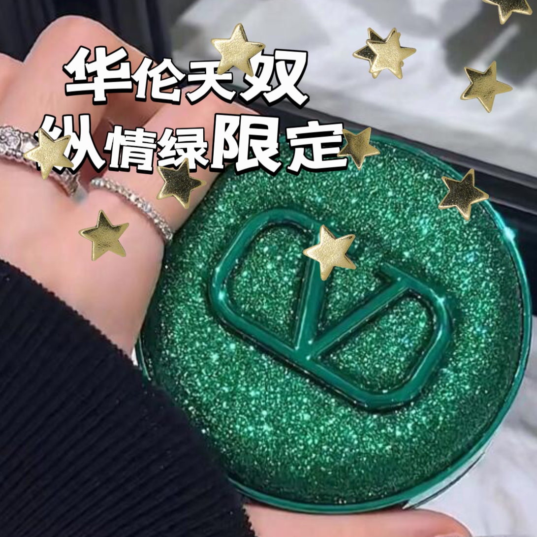 Valentino华伦天奴纵情绿色气垫 星钻粉 星钻黑ln2/l