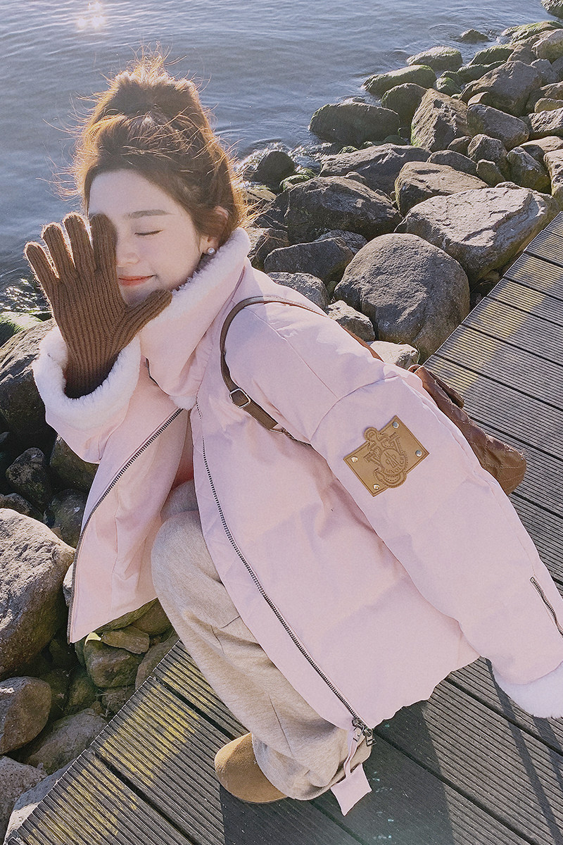 【双11主推新款】羊羔毛90绒羽绒服加厚2408P285K398,女装羽绒服,Mushroom