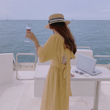 2023夏季现货，露背沙滩连衣裙长裙280-2101-P110K168，女装连衣裙，Mushroom