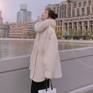 【新款】主推大毛领3色派克服棉服2255-p190-k278,女装派克服,Mushroom