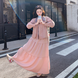 春季新款粉色套装两面穿88031-P185K298，女装套装/套裙，2B220