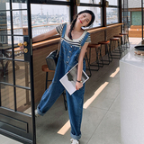 【新款】出货中背带裤夏装正反两穿减龄2282p115k168，女装连体裤，Mushroom