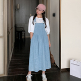 【出货中】设计师款牛仔背带裙2287p105k158短袖另，女装套装/套裙，Mushroom