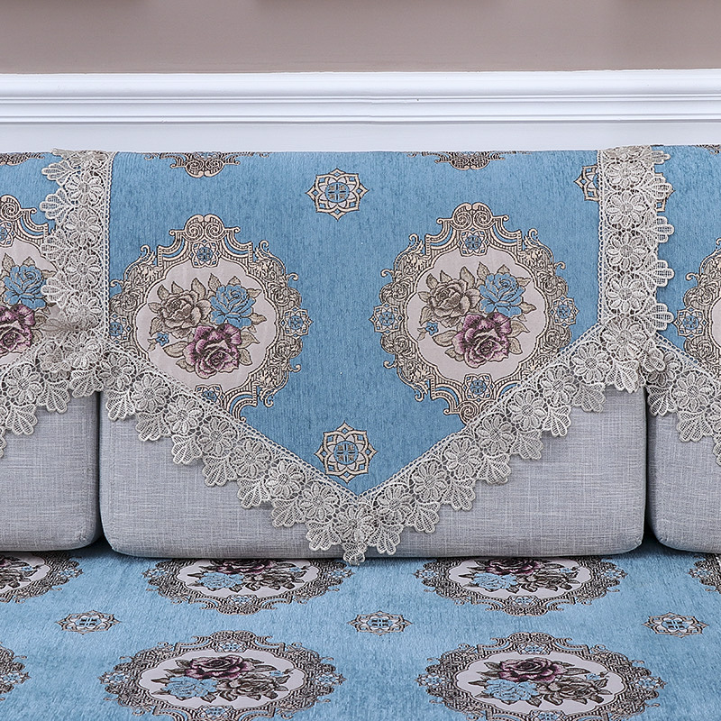 防滑沙发巾雪尼尔防滑扶手靠背巾