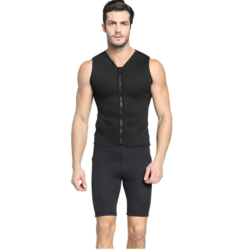 3mm分体潜水游泳背心防晒速干保暖浮潜短裤冬泳胶衣湿衣wetsuit
