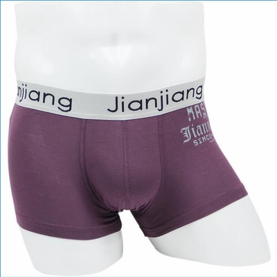 健将竹浆纤维纯色宽边男士内裤
