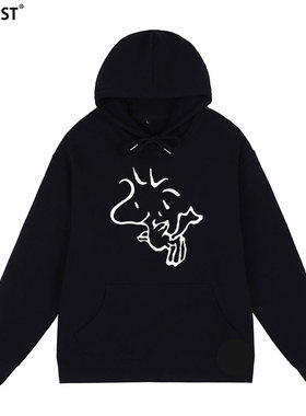 woodstock史努比连帽卫衣美式dog狗卡通动漫peanuts男女复古怀旧