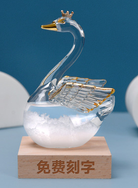 天气预报书房潮流礼物定制风暴瓶