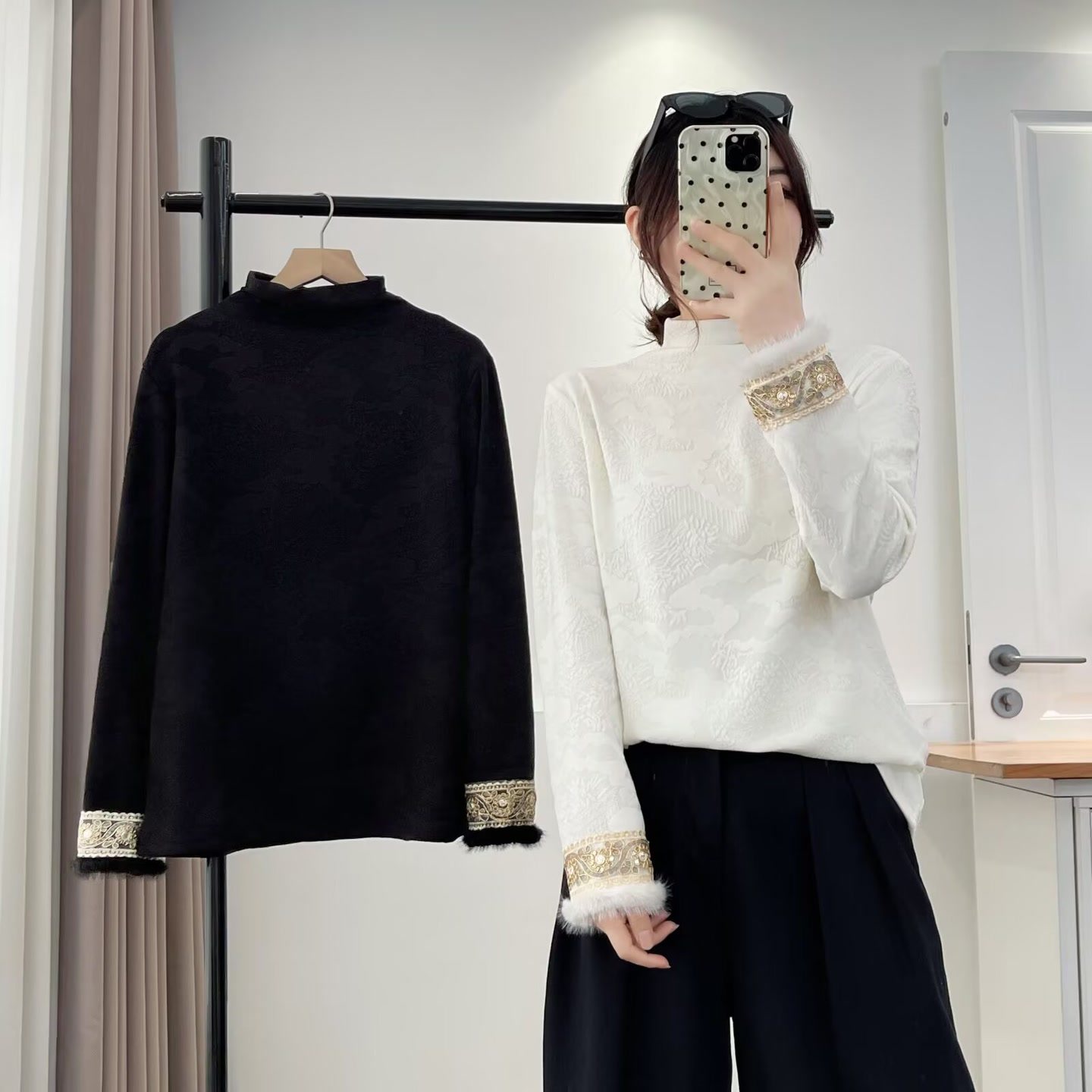 大码女装2025秋季新款半高领长袖内搭上衣遮肚显瘦打底衫,女装/女士精品,大码内搭,淘宝优惠券,粉丝福利购,淘宝优惠卷