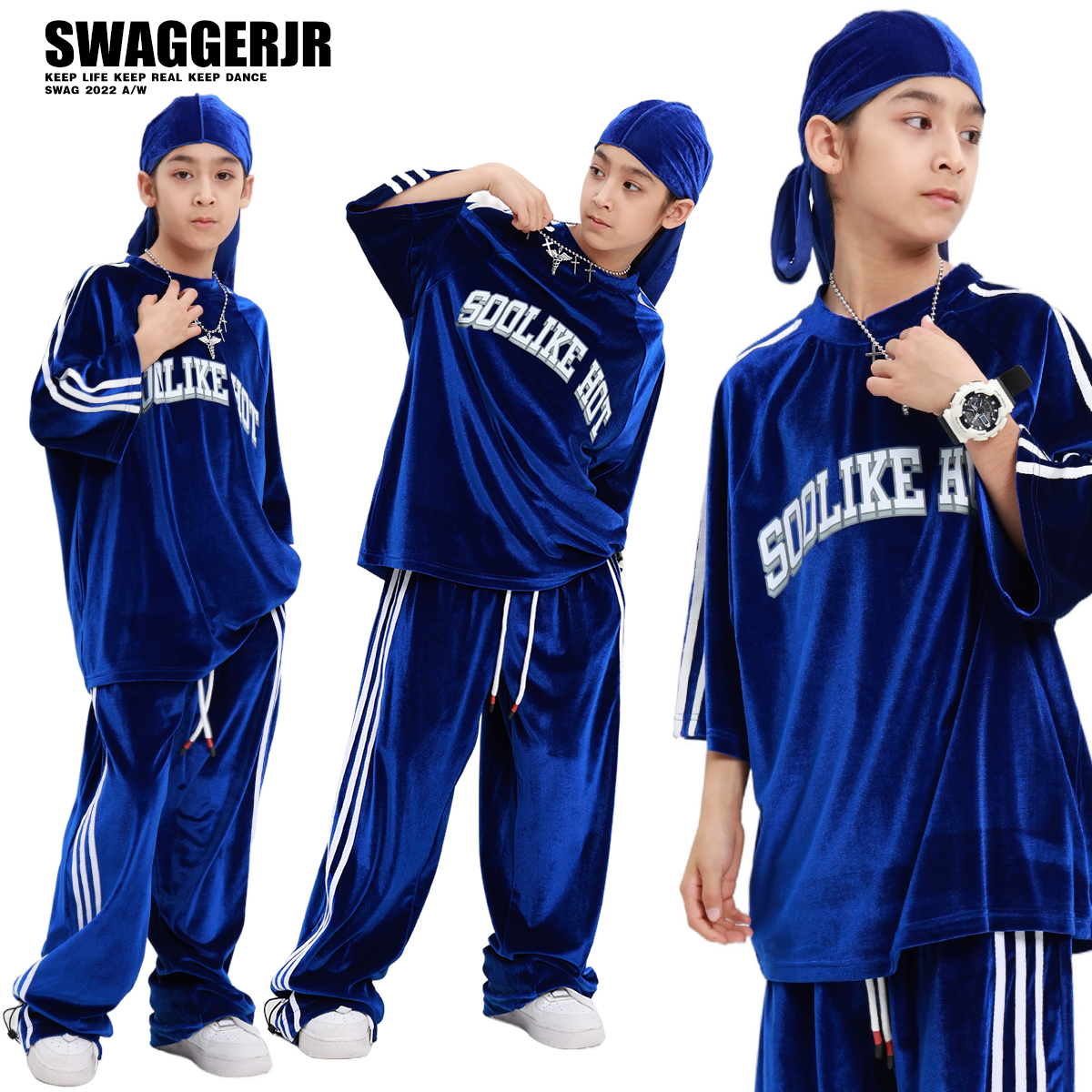 宽松表演服hiphop嘻哈街舞服装