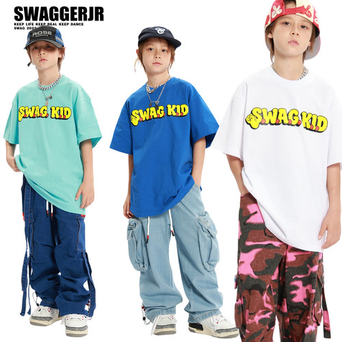 Swagger.JR街舞儿童宽松T恤