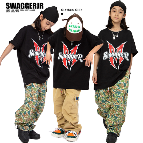 SWAG男女通用嘻哈街舞短袖T恤