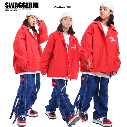 swaggerjr男女街舞嘻哈演出服