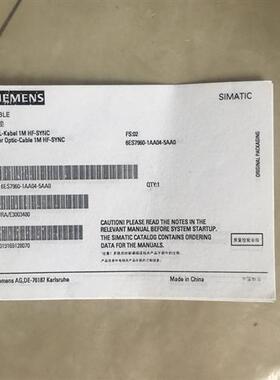 6ES7 960-1AA04-5AA0S7-400同步光纤6ES7 960-1AA04-5AA0